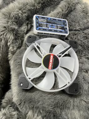 Bộ kit quạt tản nhiệt, fan case Coolmoon Y1 Led RGB 16 triệu màu, 366 hiệu ứng - kèm hub và remote