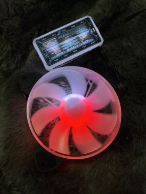 Bộ kit quạt tản nhiệt, fan case Coolmoon Y1 Led RGB 16 triệu màu, 366 hiệu ứng - kèm hub và remote
