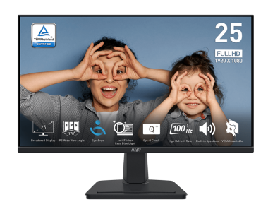 Màn hình MSI PRO MP251 | 24.5 inch | IPS | FHD | 100Hz | 1ms | speaker