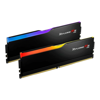 KIT RAM G.SKILL RIPJAWS M5 RGB BLACK 32GB CL36 | 2x16GB, DDR5, 6000MHz