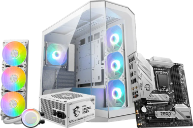 Vỏ Case MSI MAG PANO M100R PZ WHITE | MATX | 4 Fan ARGB