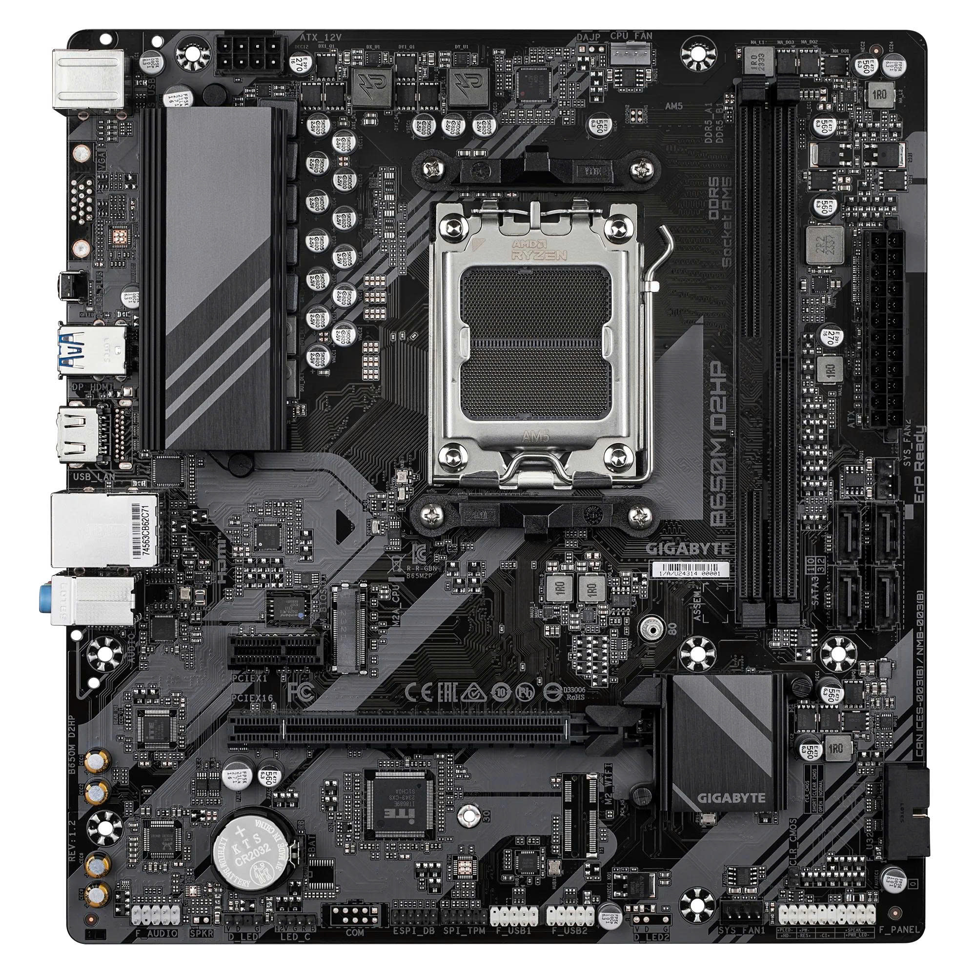 Mainboard Gigabyte B650M D2HP | SK AM5, DDR5