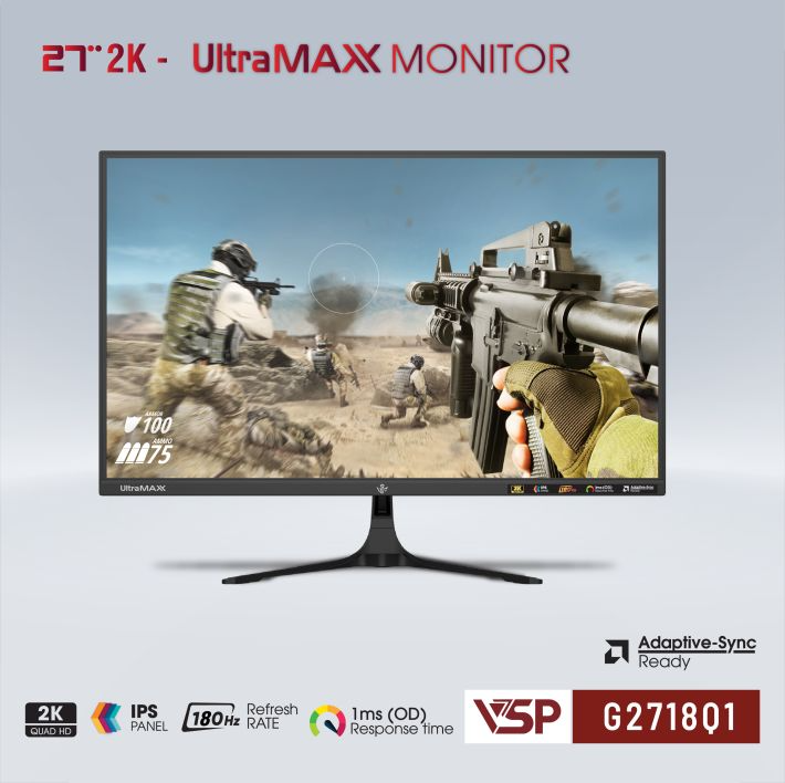 MÀN HÌNH VSP G2718Q1 | IPS | 27 inch | 2K | 180Hz