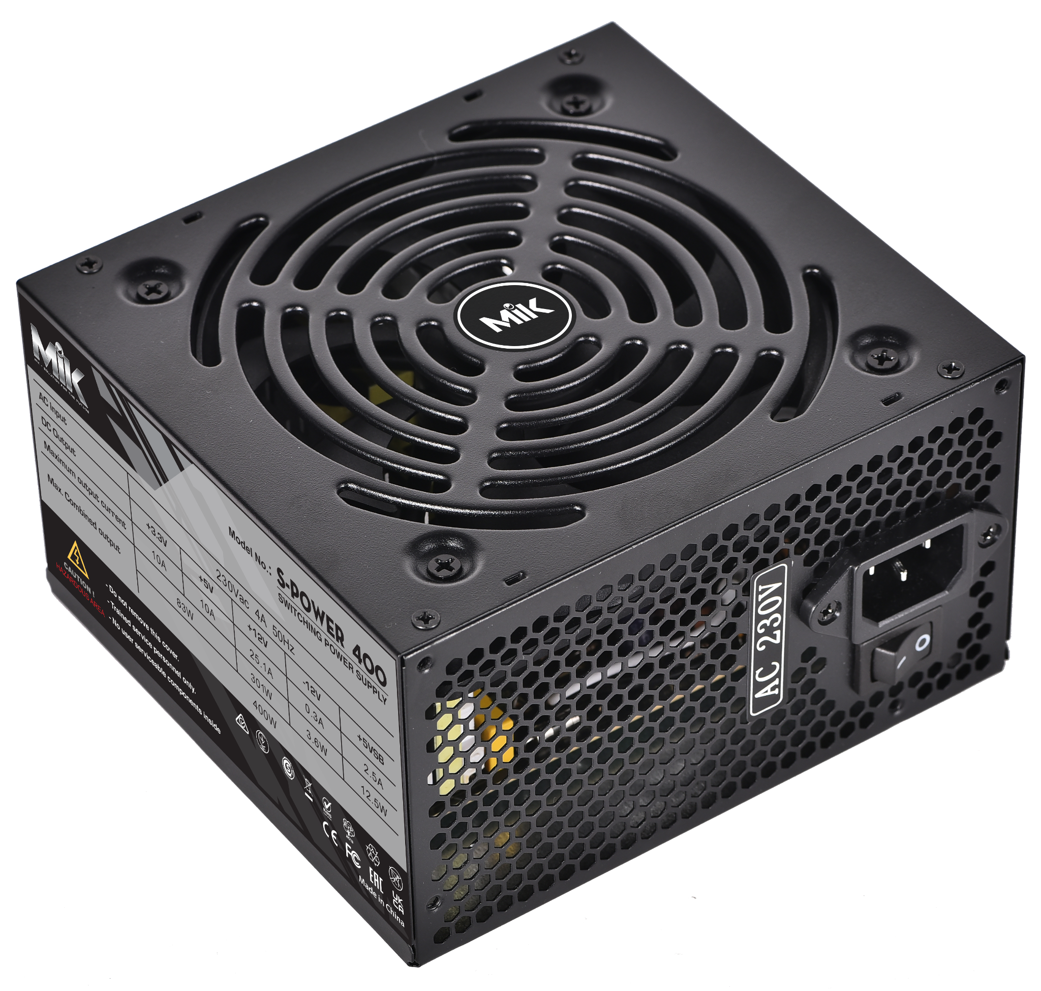 Nguồn máy tính MIK Spower 400W, 500W, 600W