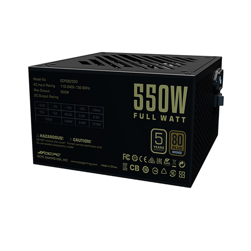 Nguồn OCPC ENERGIA BZ550 550W 80 Plus Bronze