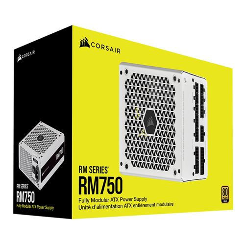 Nguồn máy tính CORSAIR RM750 White | 750W | 80 Plus Gold