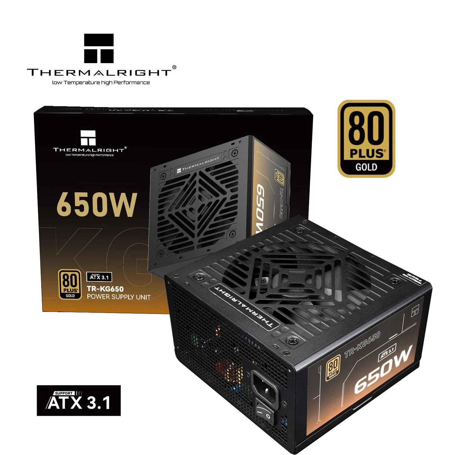 Nguồn Thermalright TR-KG650 | 650W 80 Plus Gold