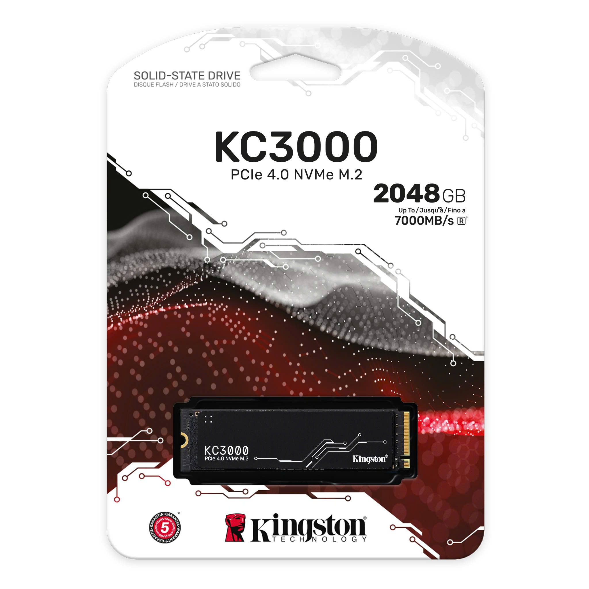 SSD Kingston KC3000 2TB M.2 PCIe Gen4 x4 NVMe