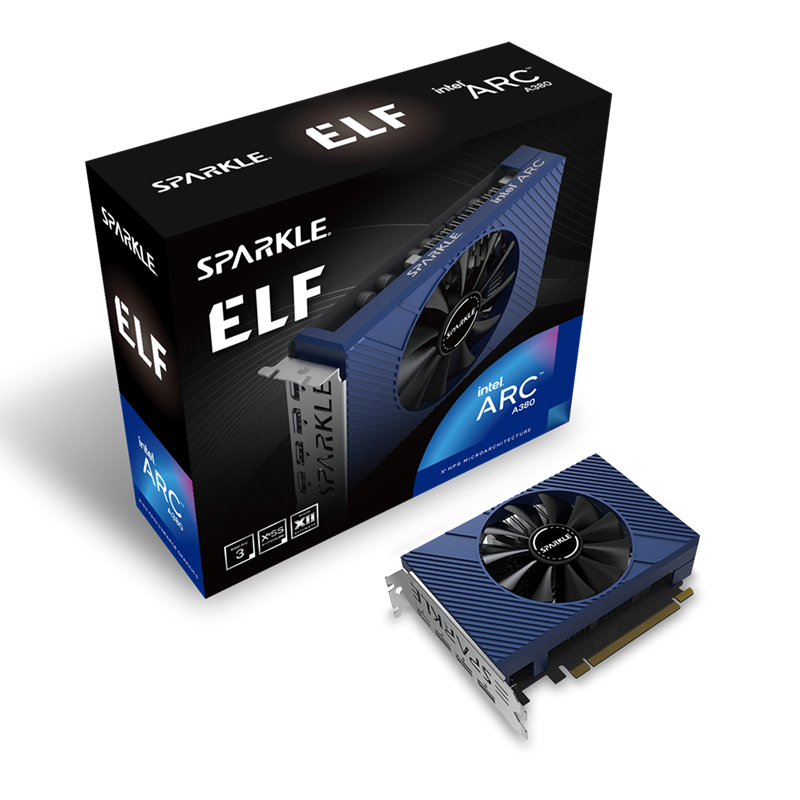 VGA SPARKLE Intel Arc A380 ELF 6GB GDDR6